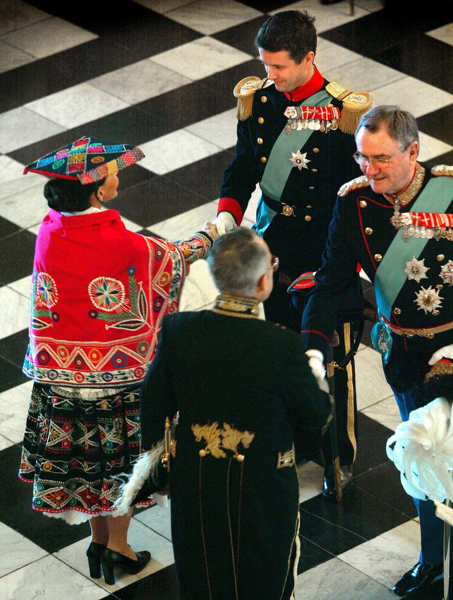 Kronprins Frederik vikarierer for dronning Margrethe. Foto: Keld Navntoft/Scanpix.