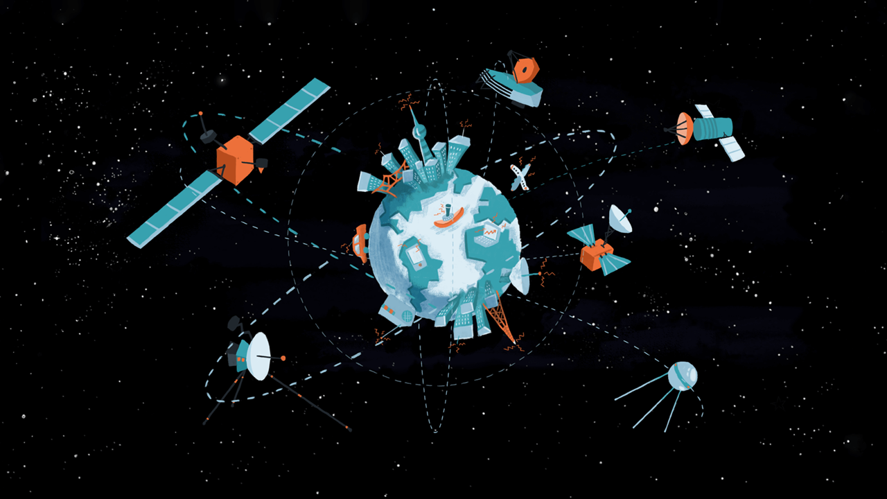 Der er 1.738 satellitter over hovedet på dig, og du kan ikke undvære dem